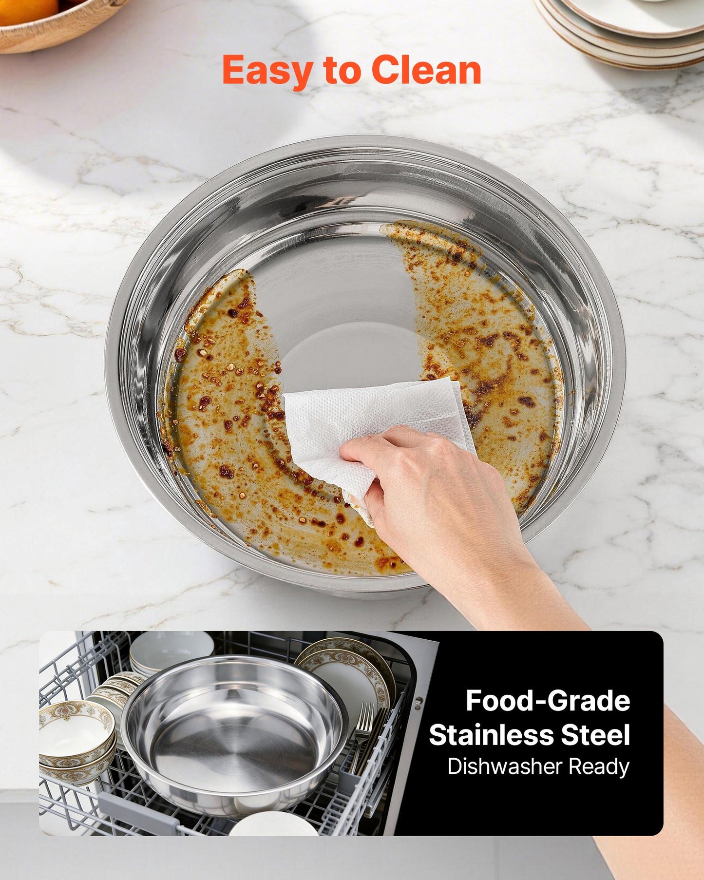Chafing Dish Buffet Set, 5 Qt 4 Pack, Stainless Steel Chafer with 4