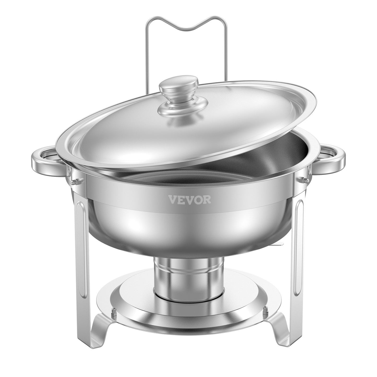 Chafing Dish Buffet Set, 5 Qt 4 Pack, Stainless Steel Chafer with 4
